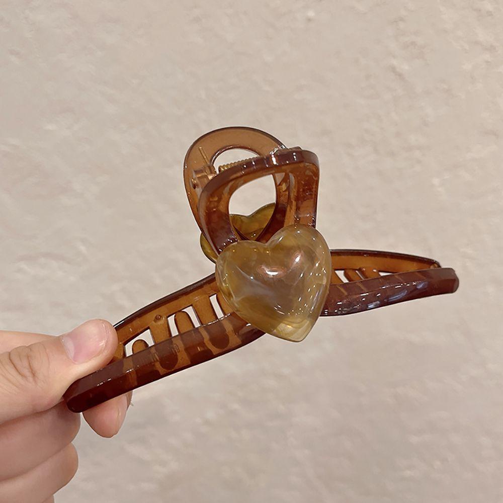 Kẹp Tóc Hình Trái Tim Phong Cách Hàn Quốc Thanh Lịch Dành Cho Nữ