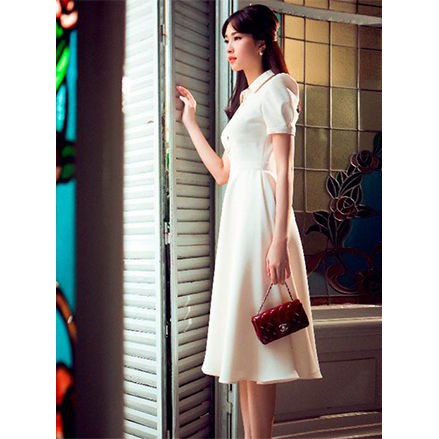 Đầm phong cách Vintage cổ sơ mi Misa Fashion MS320 - Lịch thiệp và quý phái | BigBuy360 - bigbuy360.vn