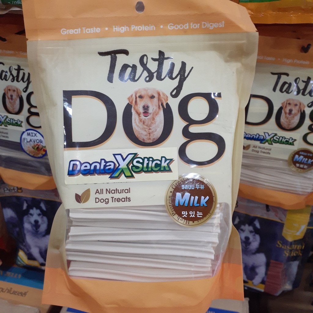 🇹🇭 Xương Dental Siêu Thơm Ngon Chăm Sóc Răng Miệng Cho Chó PET8 Tasty Dog Denta X-Stick Nhiều Vị 450g