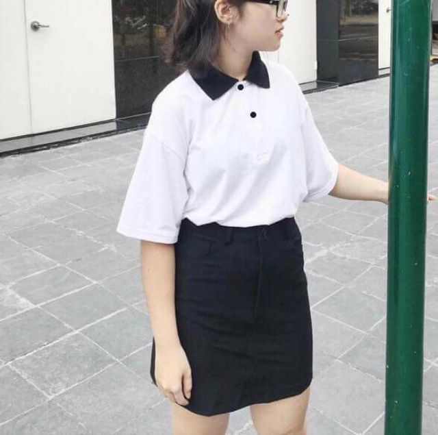 Áo Polo Mix form Rộng (ảnh thật) | BigBuy360 - bigbuy360.vn