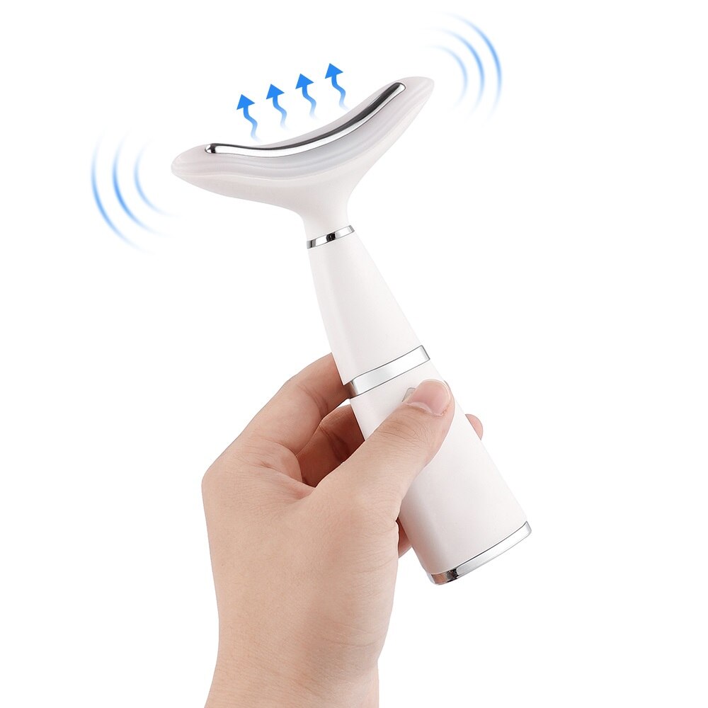 Máy rung FOREVERLILY làm săn chắc da chống loại bỏ nếp nhăn tích hợp đèn led photon