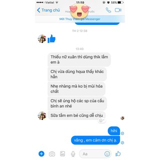 Dung dịch vệ sinh thiếu nữ xuân thì