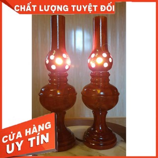 Đèn thờ gỗ tràm đỏ cao cấp