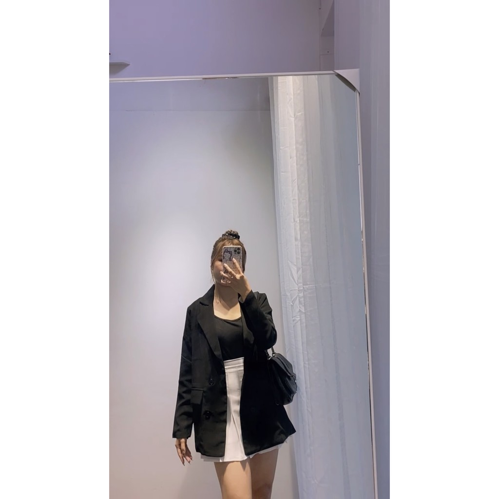 ÁO BLAZER 2 LỚP TÚI NẮP STYLE HÀN QUÔC CỰC KÌ XINH | BigBuy360 - bigbuy360.vn