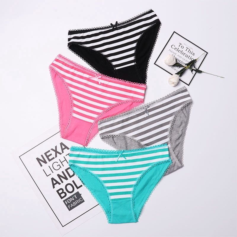 Set 5 quần lót cotton ECMLN thời trang cho nữ