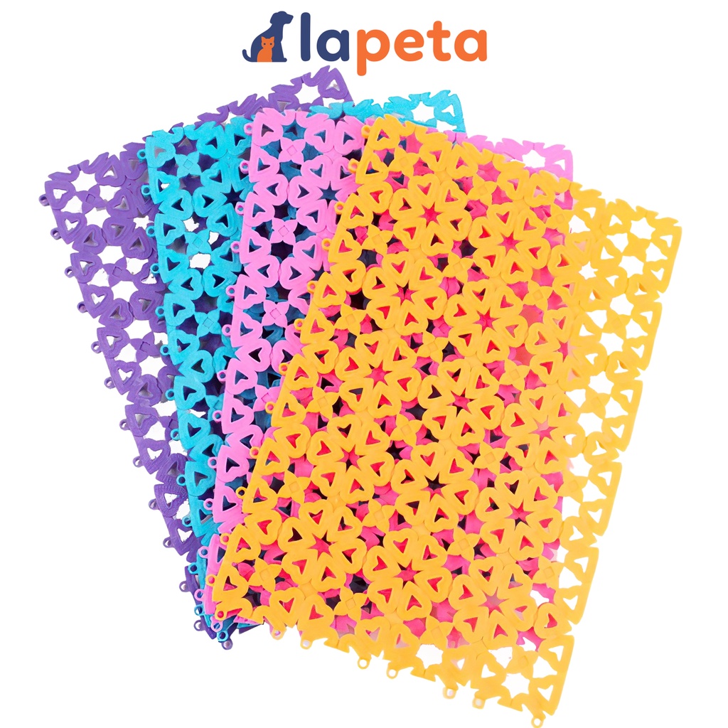 Tấm Nhựa Lót Chuồng Chó Mèo Nhiều Màu bằng nhựa PVC 20x30cm