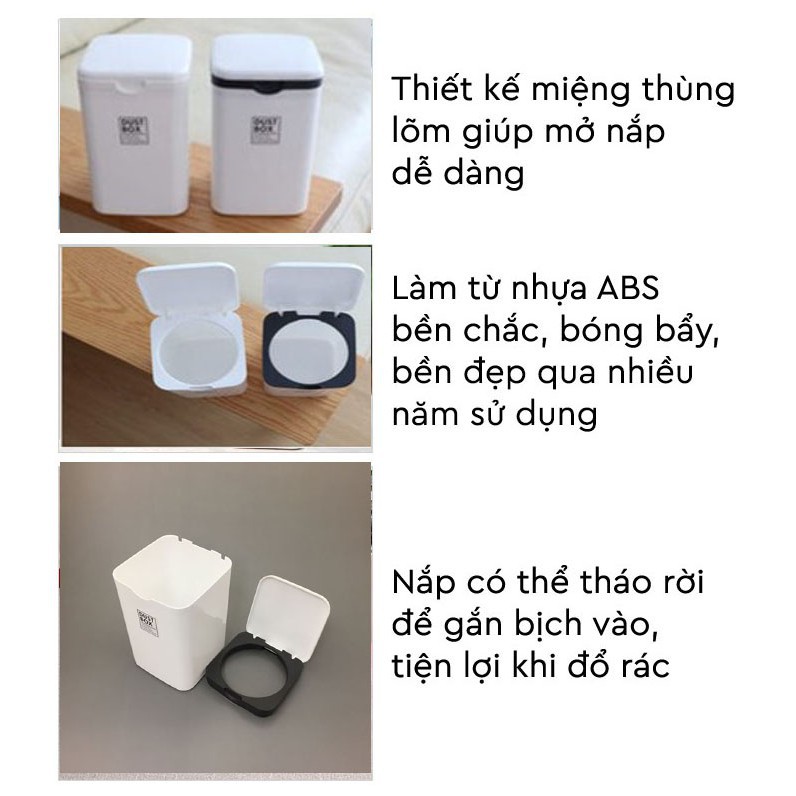 Thùng đựng rác mini Yamada - Nội địa Nhật Bản