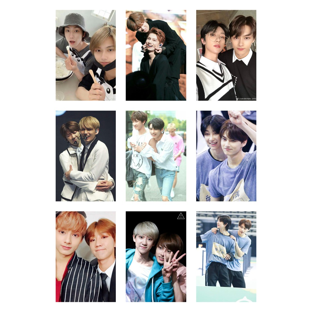 Lomo card 45 ảnh Seventeen - JunHao (Jun + The8)