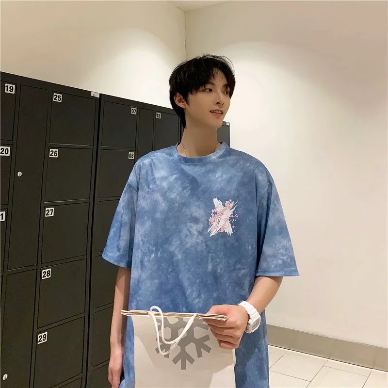 Áo thun tay ngắn thời trang sành điệu cho nam và nữ size M-5XL