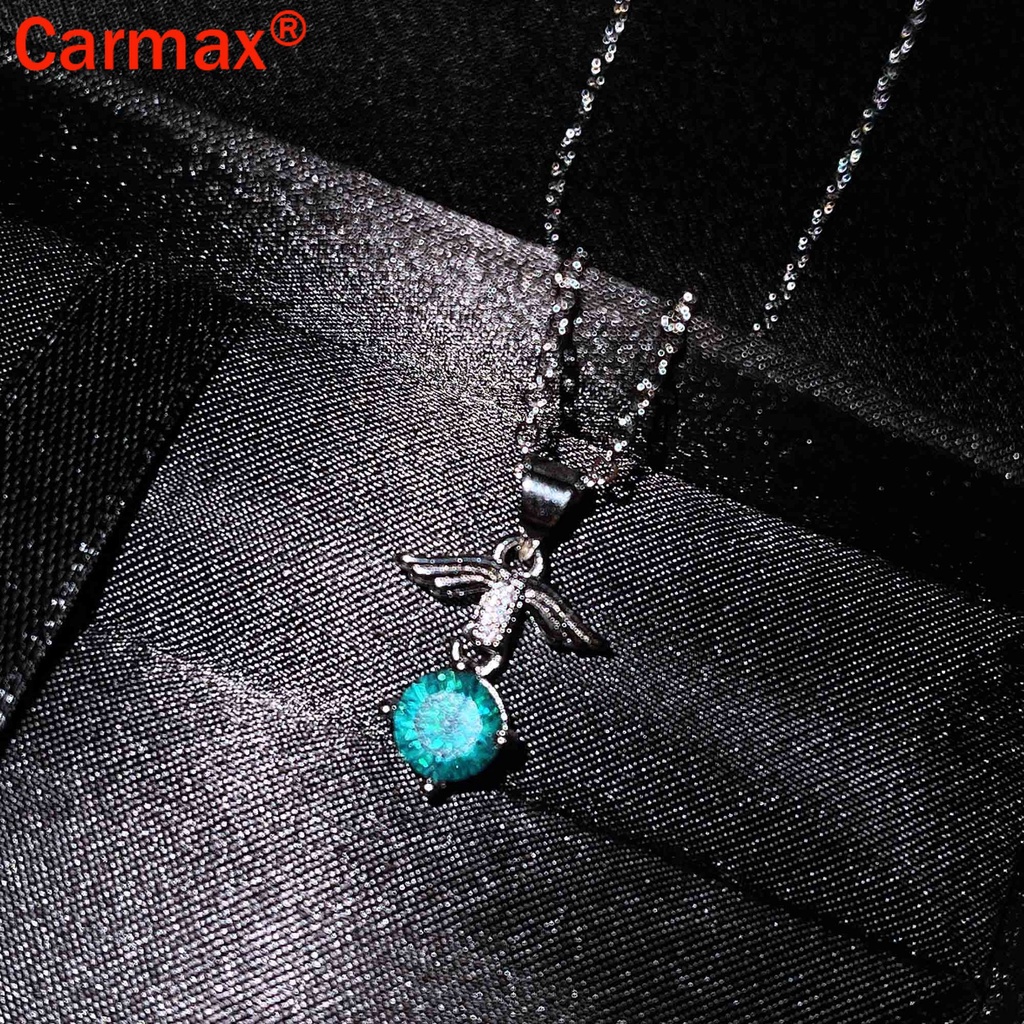 Vòng cổ mặt đá xanh lá cổ điển thời trang tùy chọn kiểu dáng