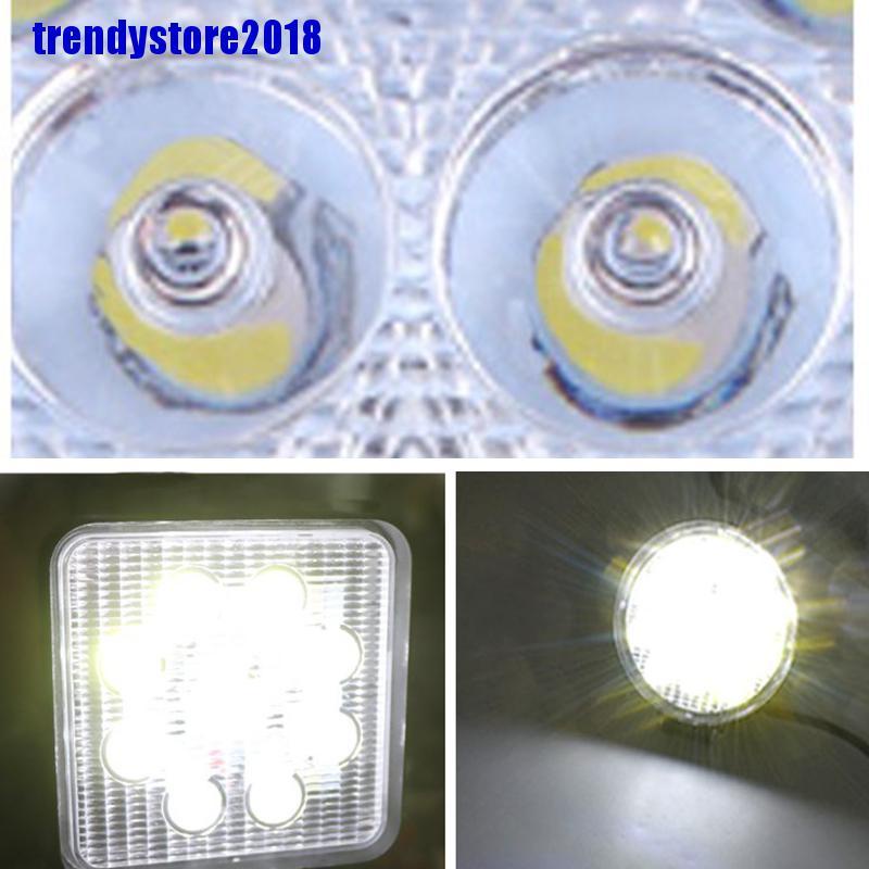 Đèn pha 9LED 27W 12V cho xe ô tô / xe tải