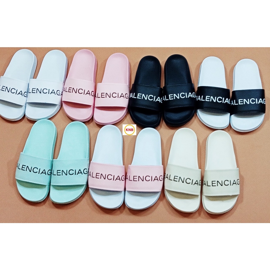 Dép Balenciaga ❤️FREESHIP + Hộp❤️ Dép Quai Ngang Thể Thao Nam Nữ Balenciaga Màu Hồng