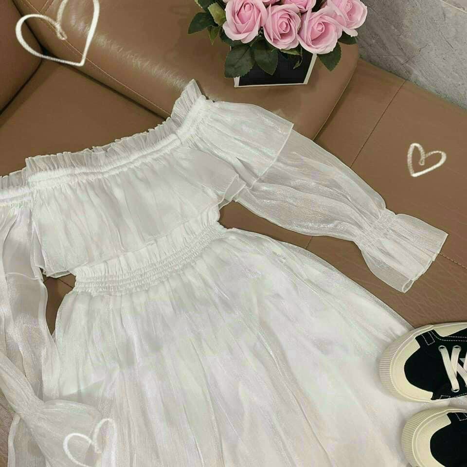 Đầm xòe nữ cá tính, đầm thời trang, kiểu dáng đẹp, đường may kỹ, hàng chuẩn đẹp bán shop, phom dưới 54kg | BigBuy360 - bigbuy360.vn