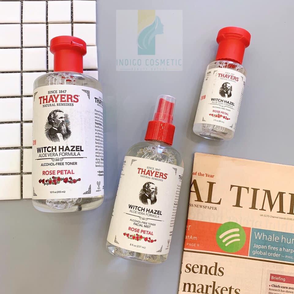 Nước hoa hồng Toner Thayers Alcohol Free Witch Hazel 355ml