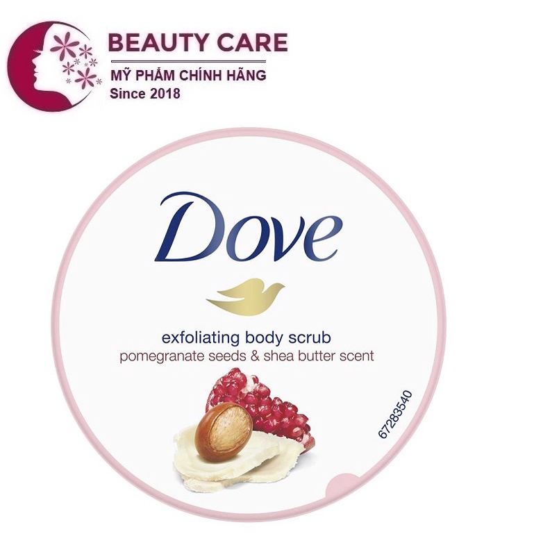 Kem Dove Tẩy Da Chết Chăm Sóc Da Dove Exfoliating Body Scrub 225ml