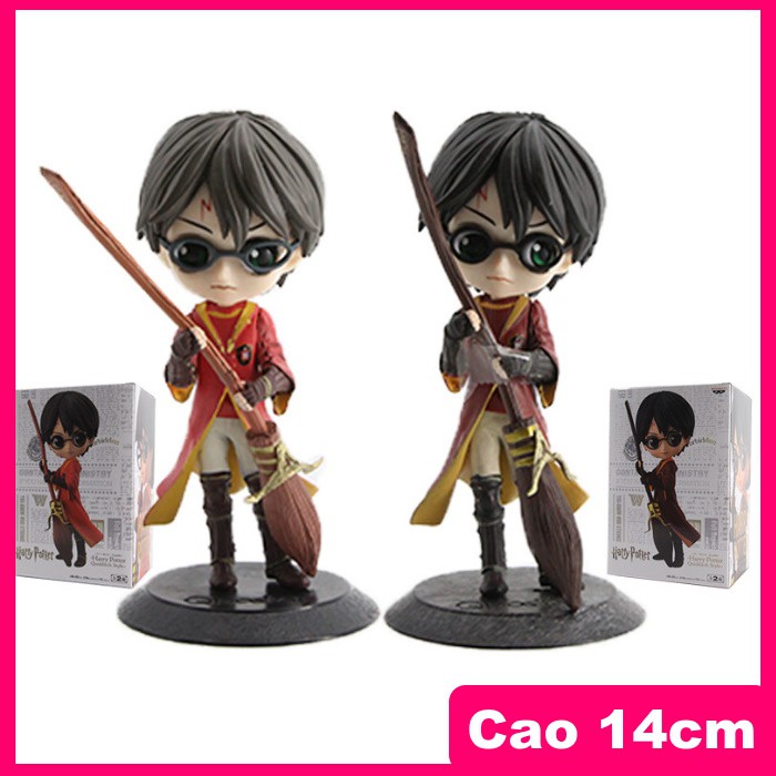 Mô hình Harry Potter cao 14cm bằng nhựa kèm hộp màu