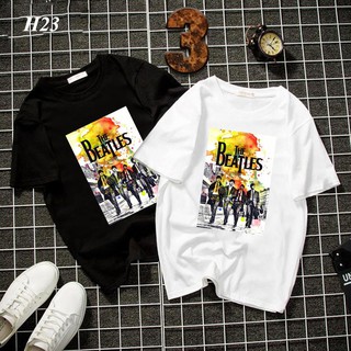 Áo Thun Mỹ Nhập Khẩu Mẫu The Beatles - Gildan Premium Cotton 100% - Mã H23