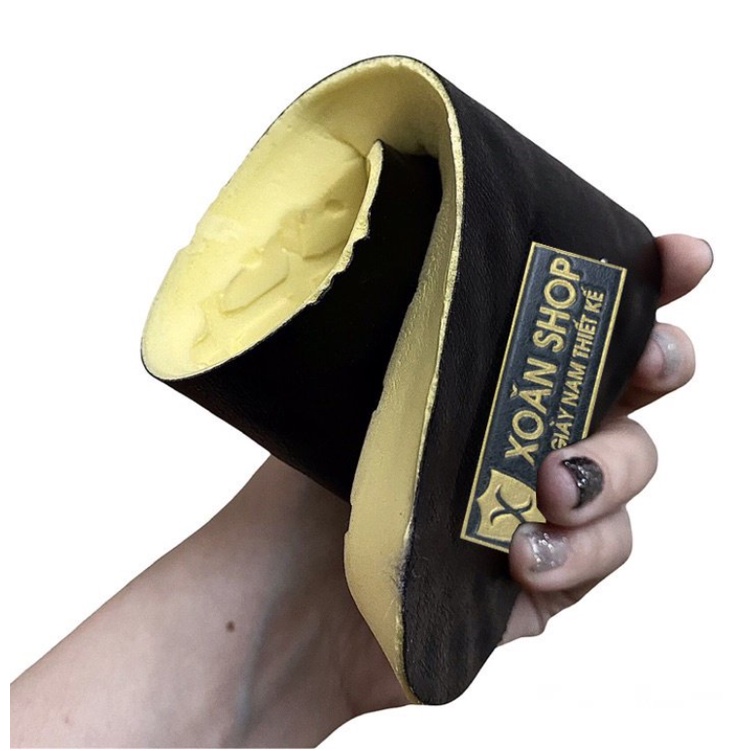 DA BÒ NGUYÊN TẤM THẤM HÚT MỒ HÔI MÀU ĐEN CAO 1CM