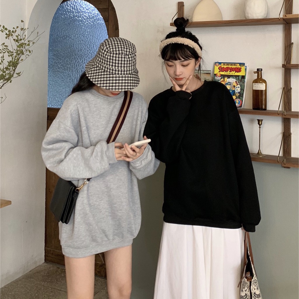 Áo Khoác Nhung Dày Dặn Màu Sắc Đơn Giản Cho Nữ