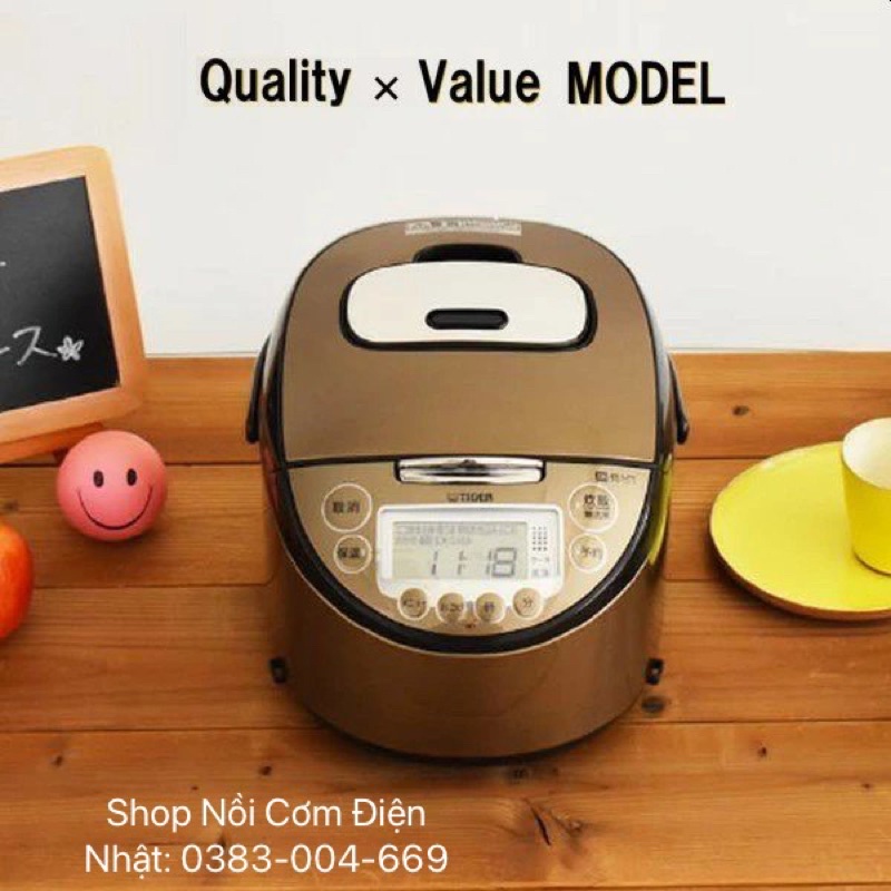 NỒI CƠM ĐIỆN TIGER IH JKT-P100TK 1 LÍT