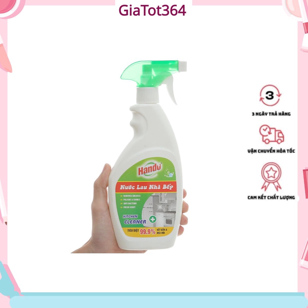 Nuớc thơm lau rửa vệ sinh nhà bếp 500ml