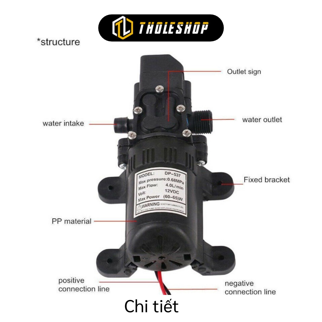 Máy Bơm Nước - Bộ Máy Rửa Xe Áp Lực Cao, Tăng Áp Phun Sương Tiết Kiệm Chi Phí  3418