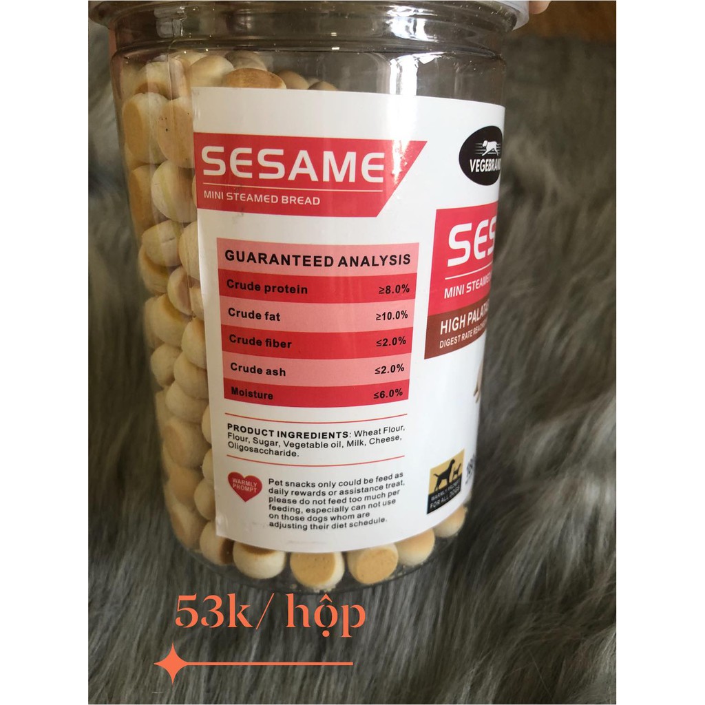 Bánh Thưởng Cho Chó Sesame 180 Gram