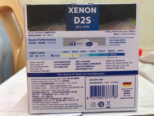 Bóng đèn Philips Xenon D2S Ultimate white LED effect