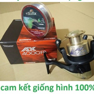 Máy Câu Shimano 4000 Chính Hãng - Tặng cước Sufix cao cấp