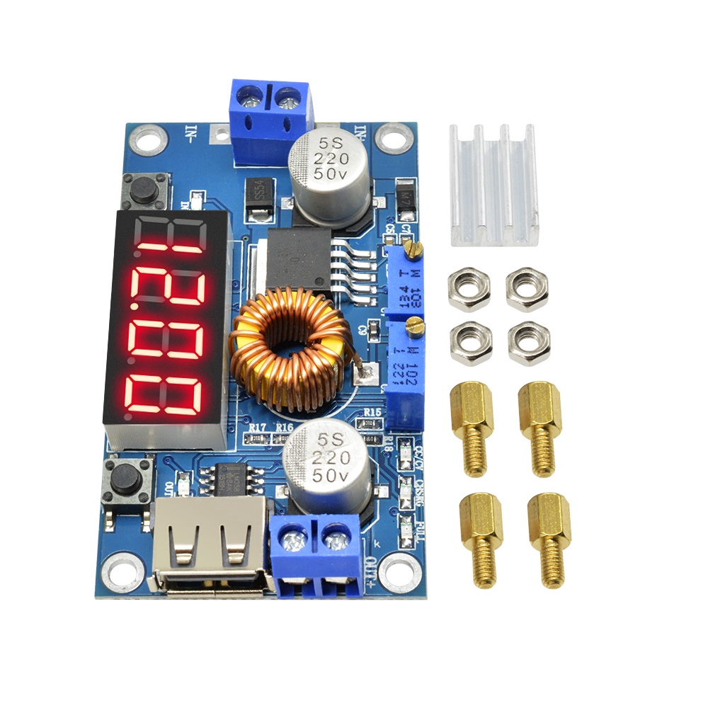 Mô Đun CC / CV Kỹ Thuật Số Có Đèn LED Và Cổng USB