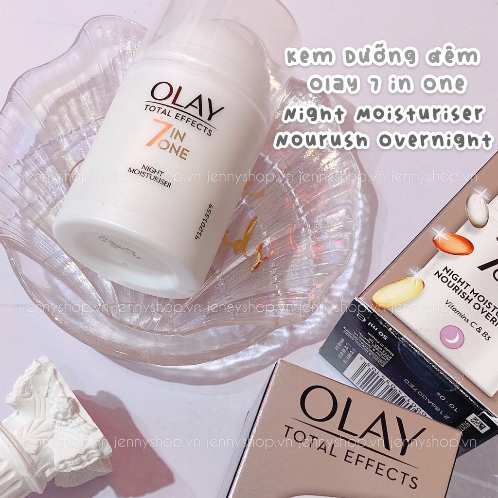 Kem Dưỡng Da Ngày &amp; Đêm Olay Total Effects 7 in 1 Moisturiser Nourish 50ml