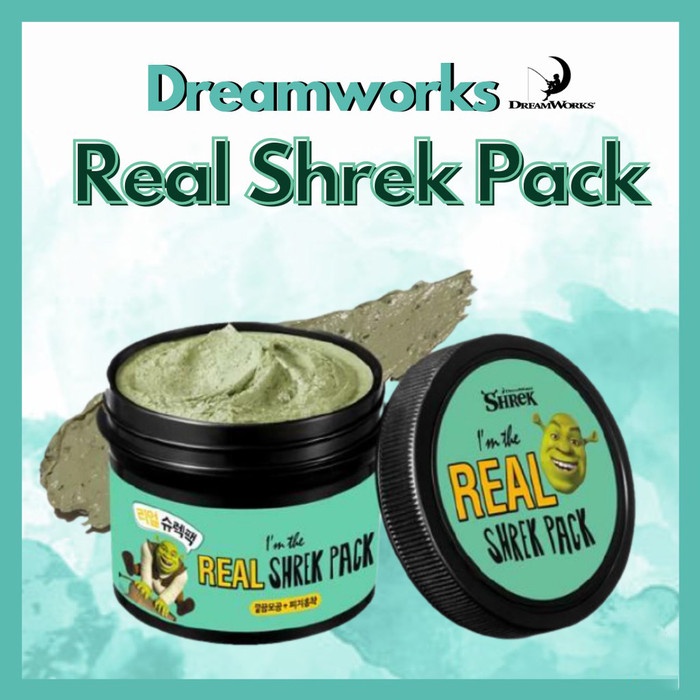 Mặt Nạ Đất Sét Bạc Hà Olive-Young x Dream-Works Shrek I'm The Real Shrek Pack 110g