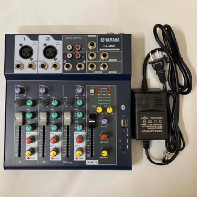 Chọn Bộ Thu Âm Livestream Mic AQ220-Mixer F4 Kèm tai ốp và giá đỡ điện thoại bh 6 tháng