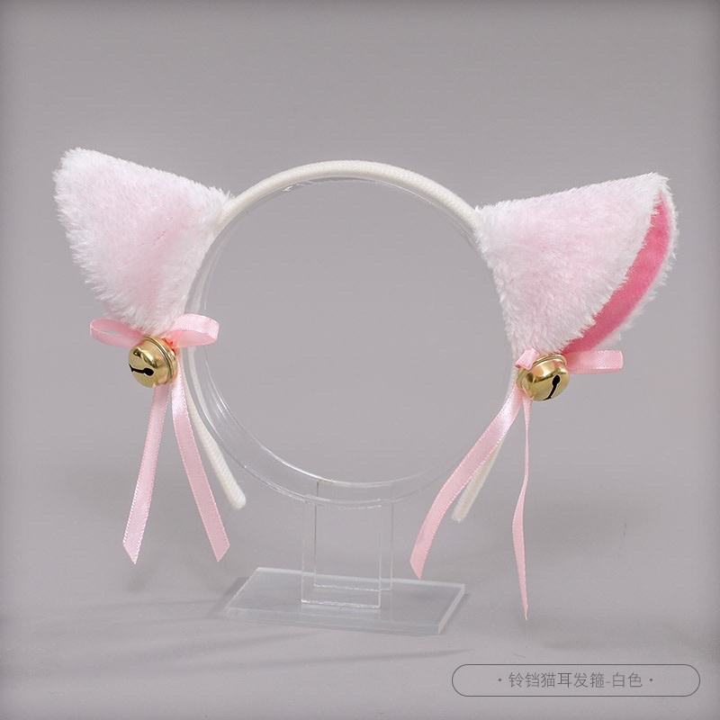 Bờm Tai Mèo Hồ Ly Kèm Lục Lạc | Cosplay Mèo Dễ Thương