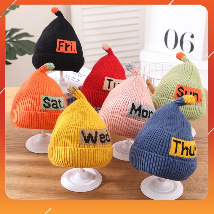 Mũ len cao cấp cho bé trai bé gái