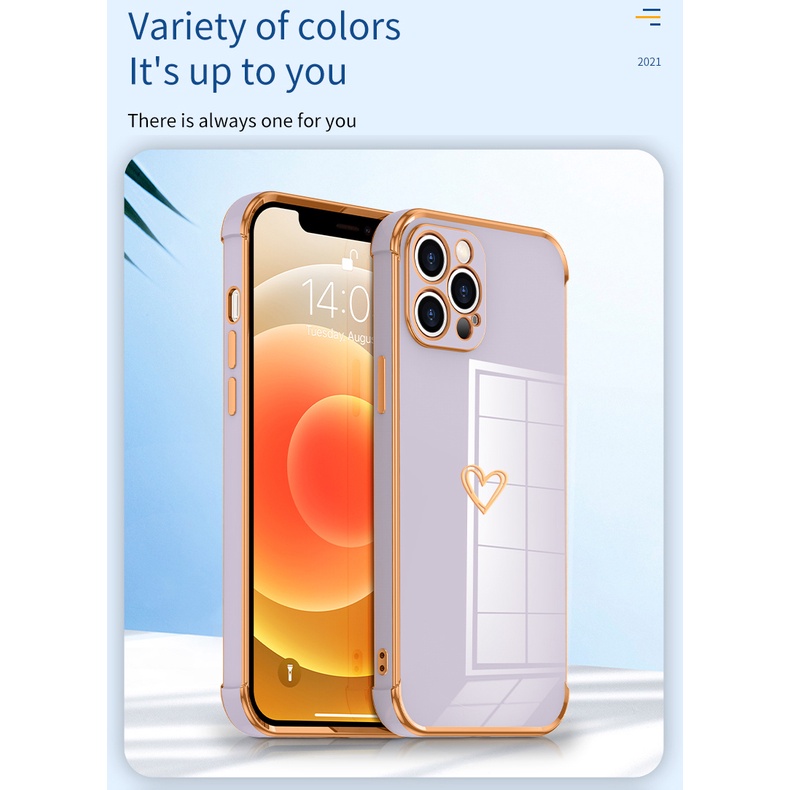 Ốp điện thoại TPU mạ điện cho iPhone 12 11 Pro Max XS Max XR x 8 7 plus