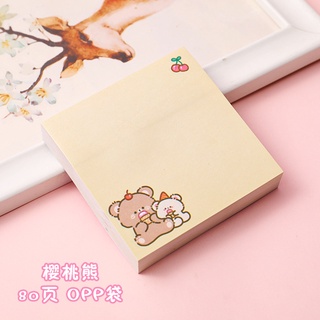 Giấy ghi chú Giấy note Sticky note Gấu xinh