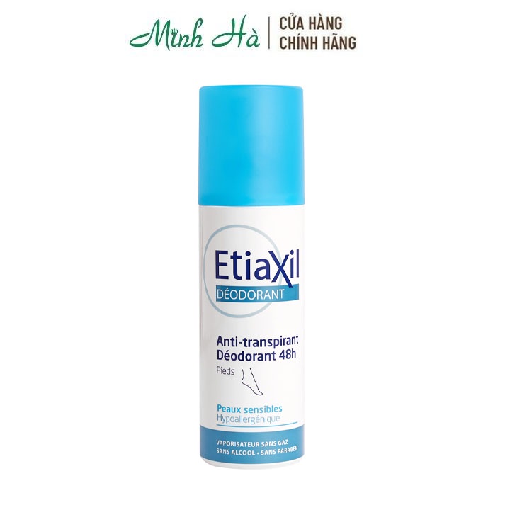 Xịt khử mùi hôi chân Etiaxil Deodorant 48h 100ml