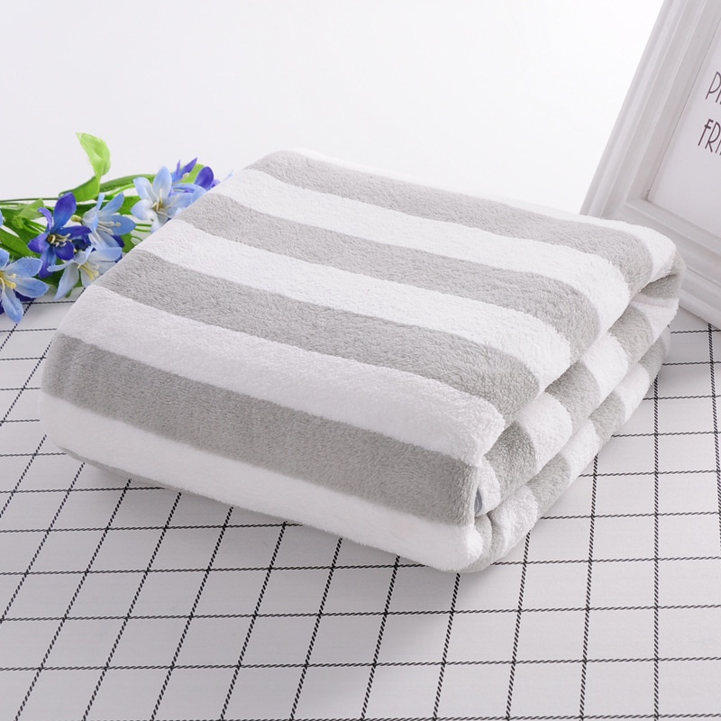 Khăn tắm cotton Hàn Quốc 2 mặt dày đẹp siêu mềm mịn