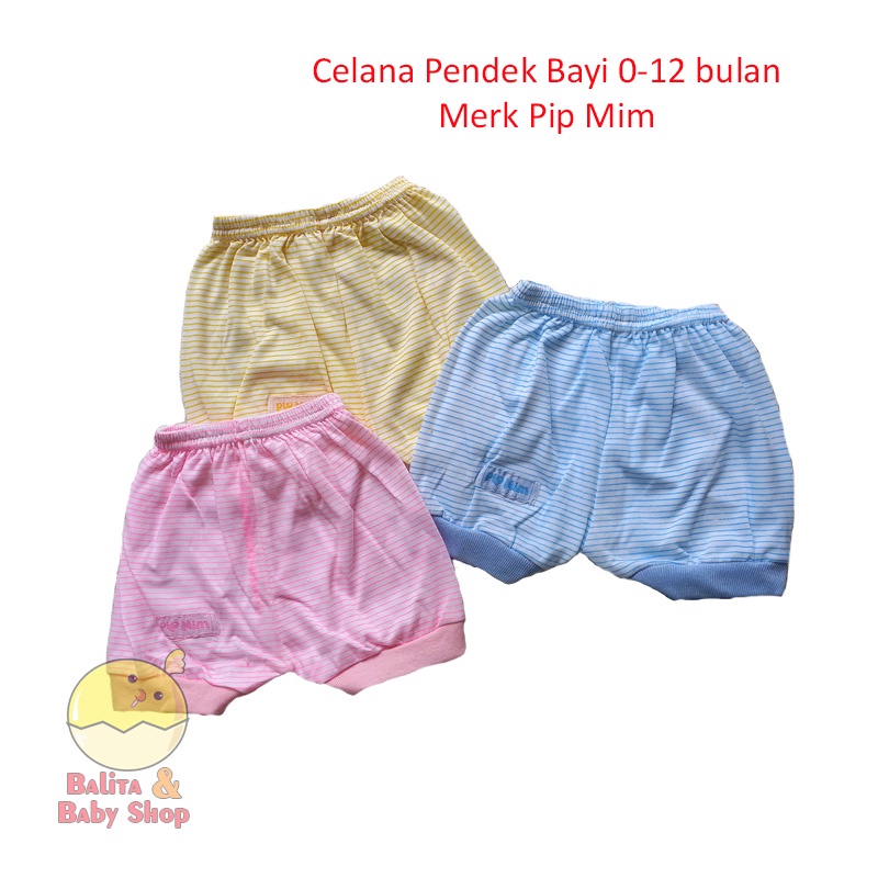 Bộ 3 Quần Short Cotton Xinh Xắn Dành Cho Bé 0-12 Tháng Tuổi
