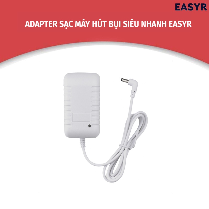 Adapter Sạc Máy Hút Bụi Đa Năng 4IN1 Siêu Nhanh Easyr IC Thông Minh Chống Chai Pin, Chống Cháy Nổ, Có Đèn LED Báo Hiệu Đ