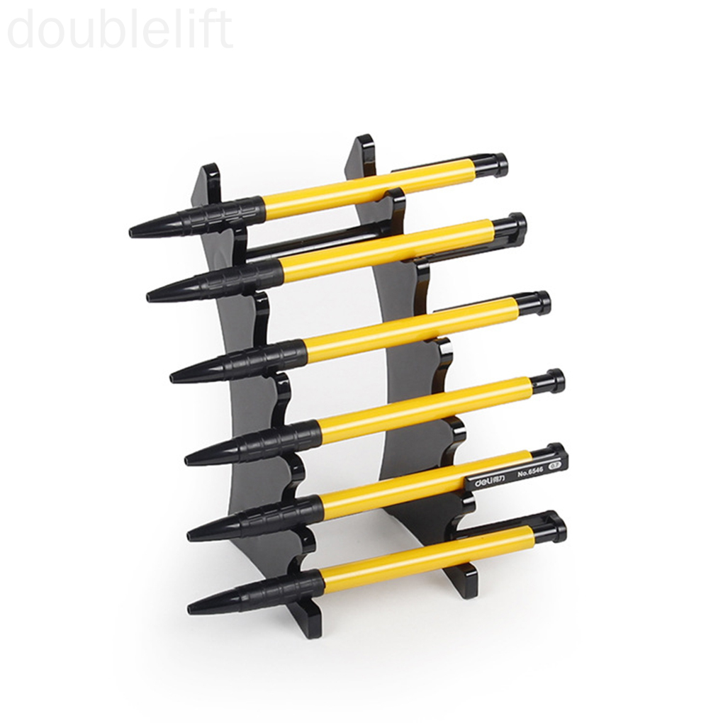 Pen Storage Rack Plastic Pencil Makeup Brush Stand Desktop Detachable Display Holder doublelift store