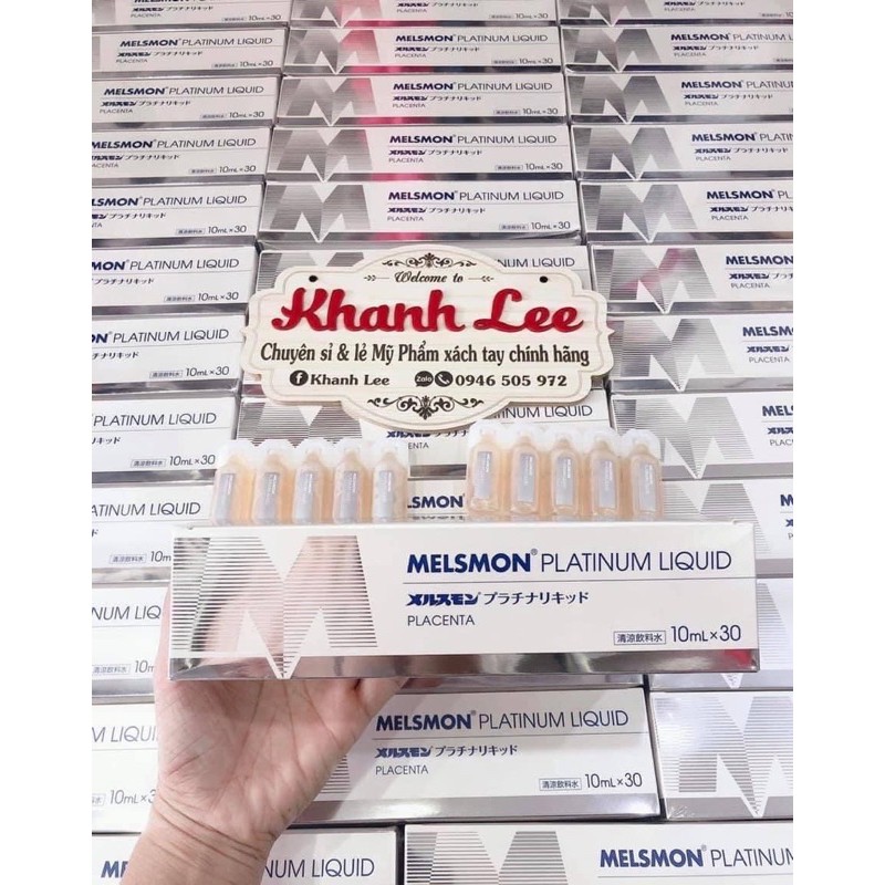 Nhau Thai Ngựa MELSMON Platinum Liquid Placenta