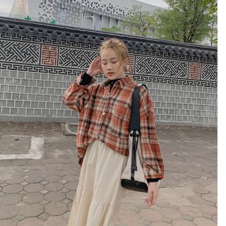 Áo sơ mi dạ kẻ sa393 1994closet