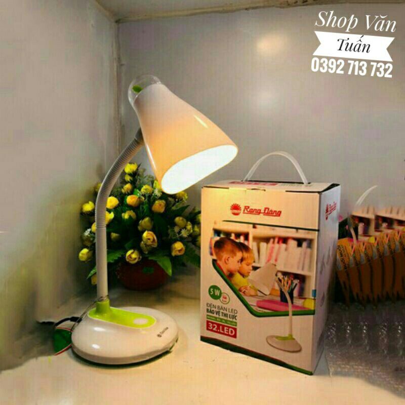 Đèn học Chống cận LED RẠNG ĐÔNG Chính Hãng,Đèn Bàn