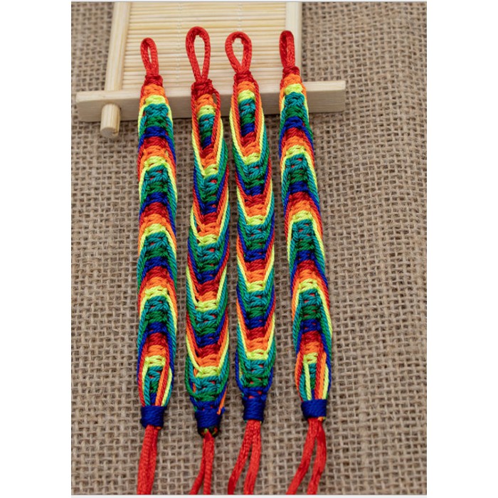 Vòng chỉ đỏ tây tạng bện kiển cá tính CD31