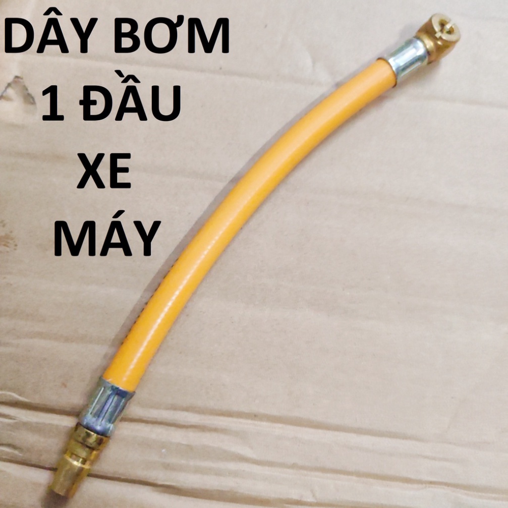 Các loại dây bơm lốp oto,xe máy💥💥dây bơm đầu quả táo, 2 đầu trí, đầu kẹp