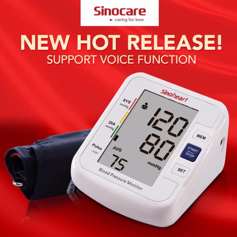 [ Rẻ vô địch ] Máy đo huyết áp bắp tay Sinoheart BA-801 - Sinocare Công nghệ Đức