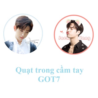 Quạt trong, quạt nhựa cầm tay GOT7 , Jackson Wang