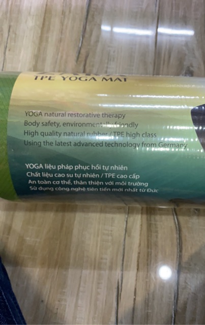 Thảm tập Yoga- Gym ZARA TPE YOGA MAT 8mm tặng ngay 1 túi đựng thảm cao cấp 50k